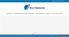 Desktop Screenshot of novatraduccion.com