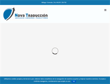 Tablet Screenshot of novatraduccion.com